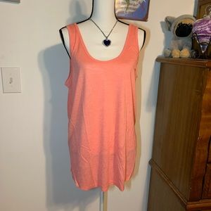 Maurices 24/7 Coral Pink Tank Top